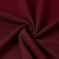 thumbnail image 6 of YNGKMEA Mens Waffle Sweatshirt Casual Knited Long Sleeve Thermal Stand Collar Pullover Sweater Stylish Warm Cozy V Neck Chest Pockets Henley Shirts with Elbow Patches Deep Red XXL, 6 of 9