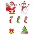 thumbnail image 1 of Dsscvnef Christmas Tree Refrigerator Large Holiday Sticker Santa Reindeer Festive Fridge Metal Door Kitchen Garage Decoration, 1 of 9