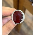 thumbnail image 2 of Maa Karni Natural 7.50 Carat Brown Chalcedony/ Sulemani Hakik aqeeq Gemstone Panchdhatu or 925 Sterling Silver Ring for Mens & Womens, 2 of 4