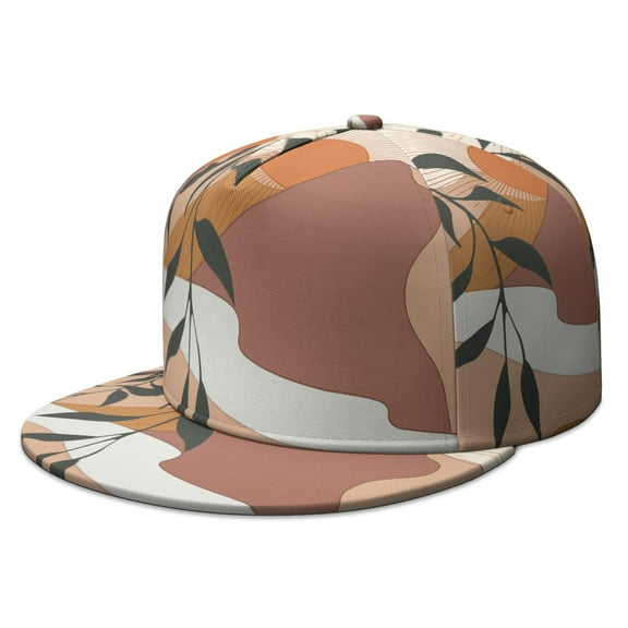 Woodland Rustic Baseball Cap – Nature-Inspired Flat Brim Hat, Lightweight & Durable
