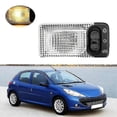 thumbnail image 2 of Car Interior Roof Light Dome Reading Light For C1 C2 C3 206 Cc 207 6362ac 6362k9 6362p3, 2 of 5