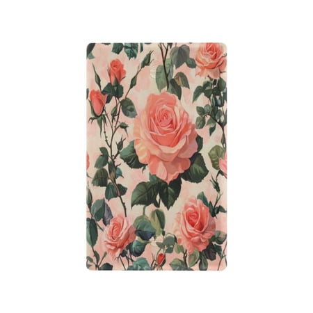 Switch Panel Switch Decoration 2.76x4.53x0.28 Inches Unused Outlet Cover Switch Plate Wall Plates Living Room Kitchen Bedroom Study Switches Pretty Red Roses2