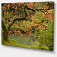 thumbnail image 2 of Japanese Garden Fall Season - Large Landscape Canvas Art, 2 of 4