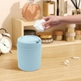 thumbnail image 4 of Desktop Mini Can with Swing Lid - Small Wastebasket for Office, Kitchen, Bathroom, Bedroom, Vanity Tabletop Tiny Garbage Bin, 4 of 6