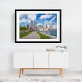 thumbnail image 2 of The Boston Skyline from Fan Pier Park - Boston Massachusetts Photography Black Framed Wall Art Print 20 x 30 inches, 2 of 4
