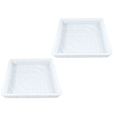 2 Pcs Colored Brick Plastic Mold Garden Pavement Molds Practical Concrete Cement Manual Large Square Paving Mould