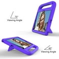 thumbnail image 3 of Allytech Kids Case for Samsung Galaxy Tab A7 10.4" 2020 Released SM-T500 T505 T507, EVA Rubber Silicone Reinforced Shockproof Kids Friendly Lightweight Folding Stand Drop Protection, Purple, 3 of 5