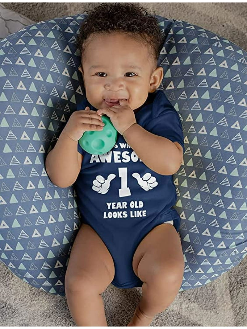 Tstars Boys' First Birthday Bodysuit - Cute \, image size:800x1067