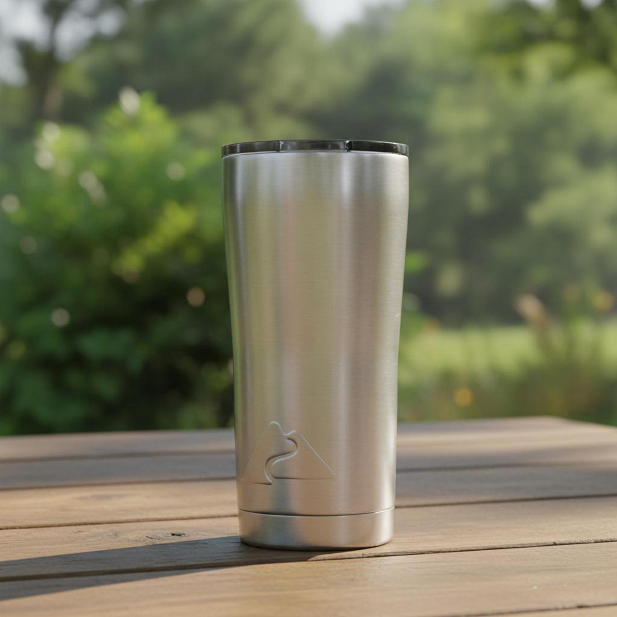 Vaso térmico de acero inoxidable de 22 oz Ozark Trail, plateado 2