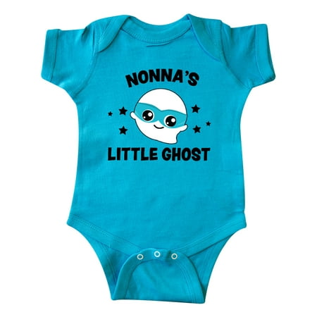 

Inktastic Cute Nonna s Little Ghost with Stars Gift Baby Boy or Baby Girl Bodysuit