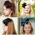 thumbnail image 4 of NOGIS Black Bows for Girls,6PCS Hand-made Grosgrain Ribbon Hair Bows Alligator Clips Hair Accessories for Little Teen Toddler Girls Kids, 4 of 7
