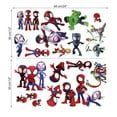 thumbnail image 6 of Spiderman Wall Stickers for Boys, Cartoon Character Stickers for Kids Room, 16 PCS PVC DIY Removable Stickers for Baby Kids Nursery Girls Bedroom Living Room Playroom Wall Decoration, 6 of 6