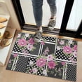thumbnail image 2 of Pioneer Flower Floral Print Pattern Door Rugs,Washable Non Slip Door Mats Indoor,Decorative Door Mats,Entry Mat Indoor for Entrance,Bedroom,Kitchen,Bathroom,20"x32", 2 of 6