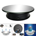 thumbnail image 1 of Maoww 8" Rotating Display Stand USB Powered Turntable 2 Speed Toy Model Display Black Mirror, 1 of 9