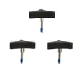thumbnail image 1 of 3 perillas de repuesto universales para andadores con ruedas, andadores plegables, andadores manuales, etc. Perilla de aluminio de 3 puntos, accesorios para andadores Medline., 1 of 5
