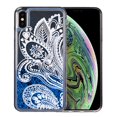 thumbnail image 2 of The Waterfall Liquid Sparkling Flowing Sand Tpu Case For Iphone Xs Max - Blue Lace, 2 of 8