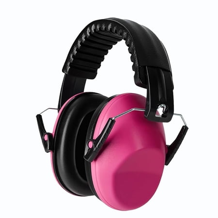 XIRQI Kids Noise Canceling Headphones - 25Db Nrr Kids Ear Protection Earmuffs for School,Monster Jam,Fireworks,Travel,Air Show,Concert,Autism - Pink