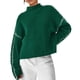 thumbnail image 1 of Suéter PRETTYGARDEN Otoño 2025 Cuello Alto Oversize Talla L - Verde Oscuro, 1 of 7