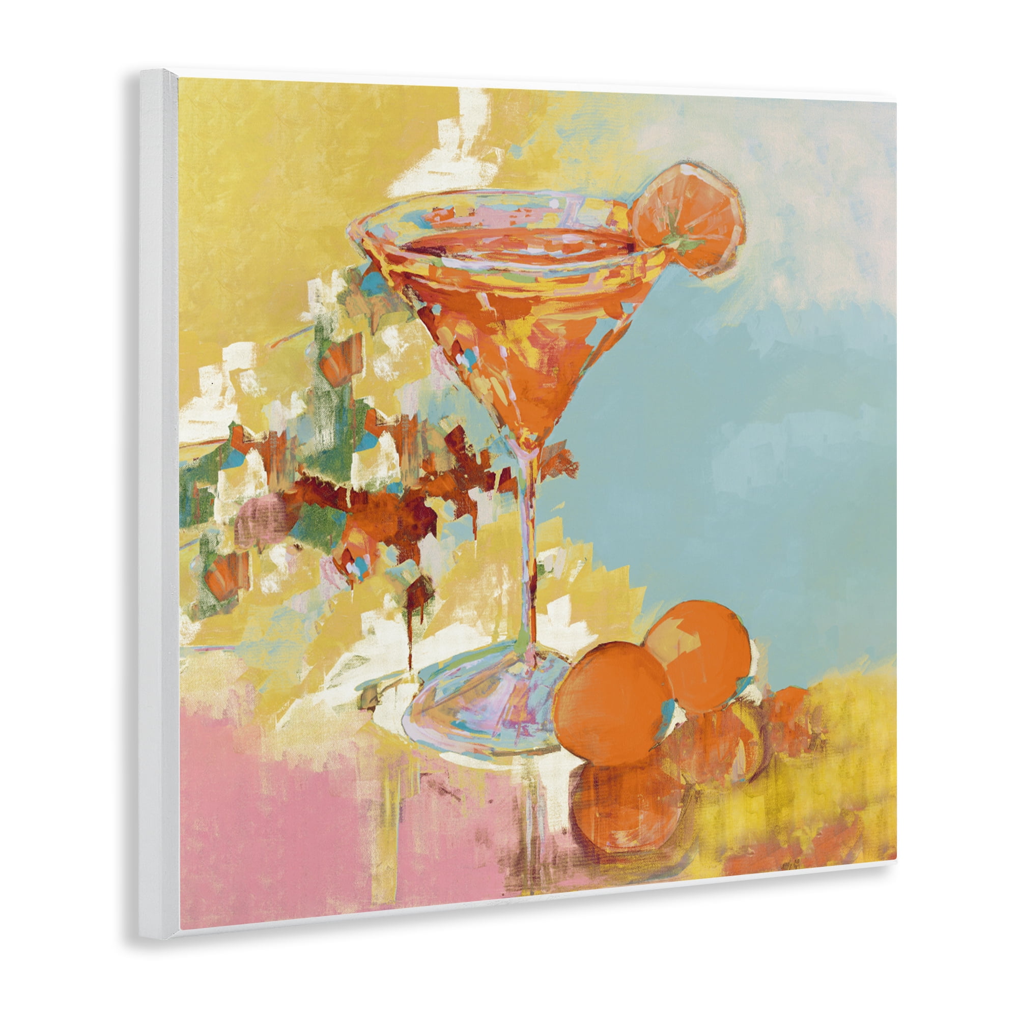 Stupell Industries Summer Citrus Martini Wall Plaque Art, design by Jane Slivka
