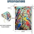 thumbnail image 3 of Tree Birds Flag Spring Summer Fall Garden Flag Seasonal Small Yard Flags for Outside 12x18 Double Sided Outdoor Front Door Backyard Decorations, 3 of 14