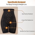 thumbnail image 3 of Pantalones Pantalones adelgazantes Pantalones cortos levantadores de glúteos sin costuras para perder peso (talla única negra) Cgtredaw Negro Talla Única para Mujer, 3 of 4