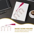 thumbnail image 3 of YSNOOWE Support de page Musical pour Musiciens en Fer durable Lot de 1, 3 of 7
