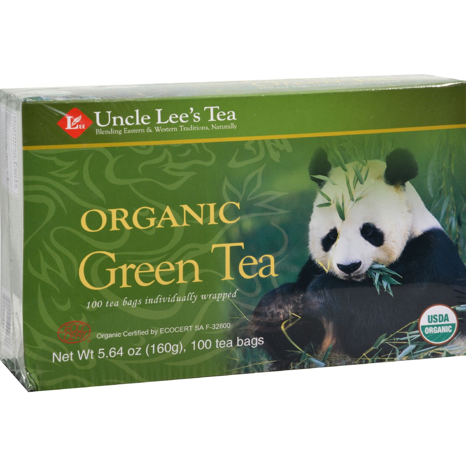 Uncle Lee'S Legends Of China Organic Green Tea - 100 Tea Bags 