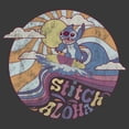 thumbnail image 2 of Boy's Lilo & Stitch Aloha Stitch Distressed Surf Circle  Graphic Tee Charcoal Heather Large, 2 of 5