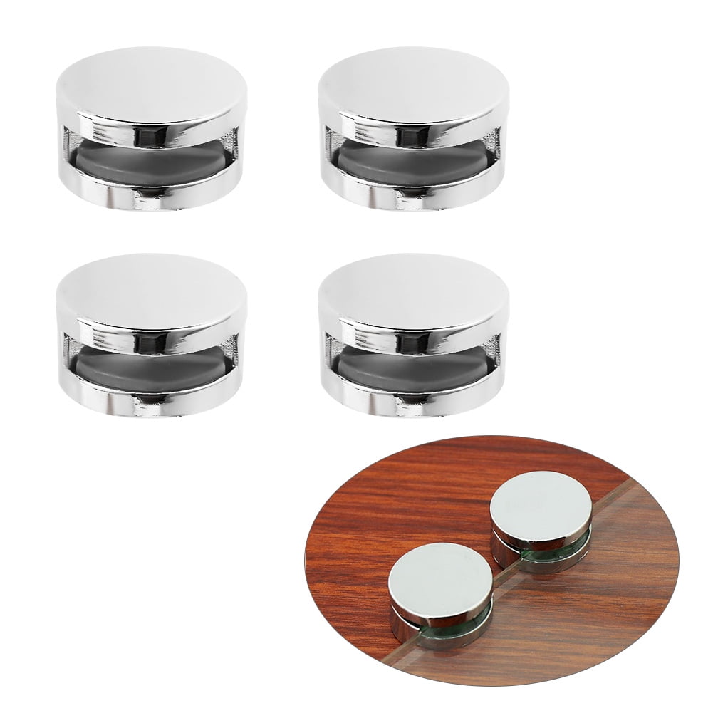Zinc Alloy Round Fixing Clip Glass Mirror Fixing Bracket Bathroom