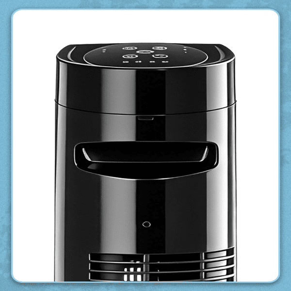 Alvantor 32-Inch Tower Fan with Remote, 3 Speeds, 3 Wind Modes, Oscillation, 7.5-Hour Timer, Black