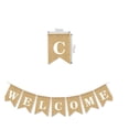 thumbnail image 2 of unbranded Banner De Arpillera Con Mensaje Bienvenida Baby Para De Fiestas Y Ambiente Alegre, 2 of 8