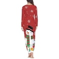 thumbnail image 4 of Conjunto de pijama de Navidad para mujer, ropa de dormir cálida de manga larga, Jersey informal, traje de pantalón para mujer, otoño e invierno, envío directo, 4 of 4