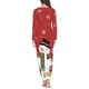 thumbnail image 4 of Conjunto de pijama de Navidad para mujer, ropa de dormir cálida de manga larga, Jersey informal, traje de pantalón para mujer, otoño e invierno, envío directo, 4 of 4