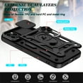 thumbnail image 2 of SOGA Compatible for Apple iPhone 13 Pro Max Case with Camera Screen Protector Cover Rugged ShockProof Drop Protection Phone Case with Magnetic Kickstand Mount Plate [Black], 2 of 7