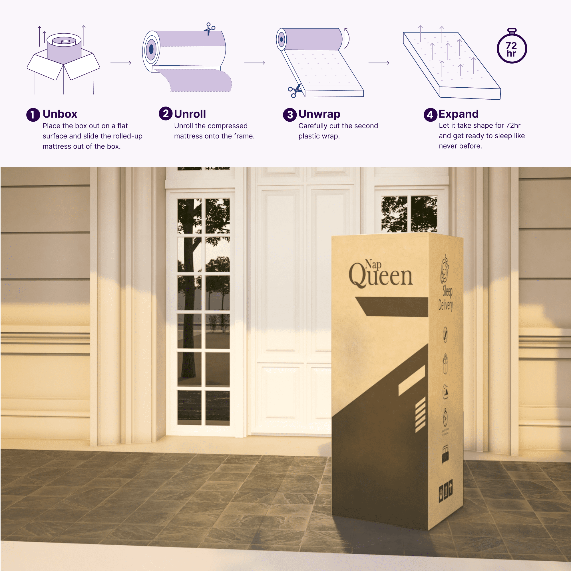 NapQueen Isabella 14'', Twin Hybrid Pillow Top Mattress, Fiberglass-Free, Adult