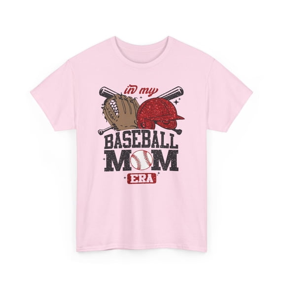 In my baseball Mom Era for mom Mother's day Unisex Cotton Tee