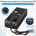 thumbnail image 4 of Mini Power Distribution Box 12V DC 15A Max 50A Current with 2 X Anderson 6 X USB 3 X Cig Sockets Mini Battery,1 * Power Distribution Box,Black, 4 of 8