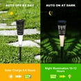 thumbnail image 2 of Eurhowing 12LM Solar Pathway Lights 8-Pack, IP65 Waterproof Outdoor Solar LED Lights, Auto On/Off Landscape Lighting for Yard, Garden, Driveway, Walkway, Cool White, 2 of 12