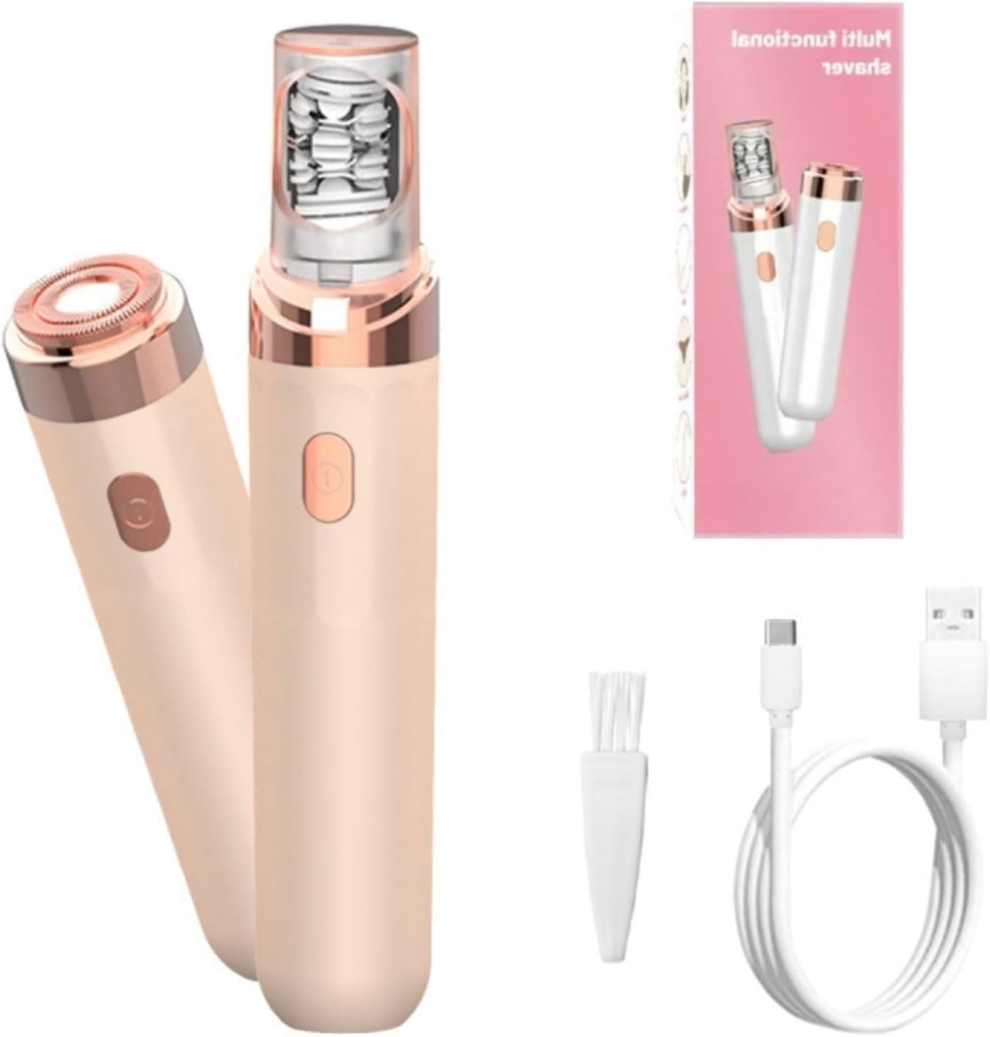 Epilady, Cordless Epilator Wand, Pearl/White, Facial Hair Removal