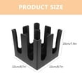 thumbnail image 2 of WEUVEB Organizador De Vasos Desechables De Plástico Negro Para Uso Doméstico Y Cafeterías, 2 of 6