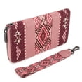 thumbnail image 3 of Wrangler Wristlet Western Wallet Boho Aztec Credit Card Holder for Women, Pink, 3 of 7