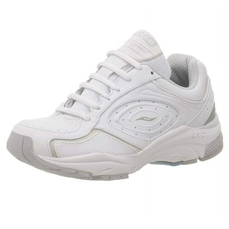 Saucony Women's Grid Integrity Walking Shoe, White/Silver, 9 B US