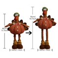 thumbnail image 3 of Byujiro Thanksgiving Gnomes Season Decorations Thanksgiving Stretchable Turkey Figurine Home Kitchen Decoration Ornaments, 3 of 7