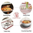 thumbnail image 5 of Extra Large Silicone Baking Mat - 32x24 inch Non-Stick Pastry Mat for Dough Rolling, Macarons, Cookies & Bread Non-Slip Counter & Fondant  Dishwasher Safe, 5 of 8