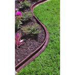 Hover Image to Zoom EcoBorder 4 ft. Brown Rubber Landscape Edging (6-Pack)