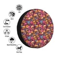 thumbnail image 4 of Susaid Skull blue daisy flower Print Tire Covers,Waterproof Anti-UV Snow Sun Rain Tire Covers for RV,Truck, SUV, Trailer, Camper-17 inch, 4 of 6