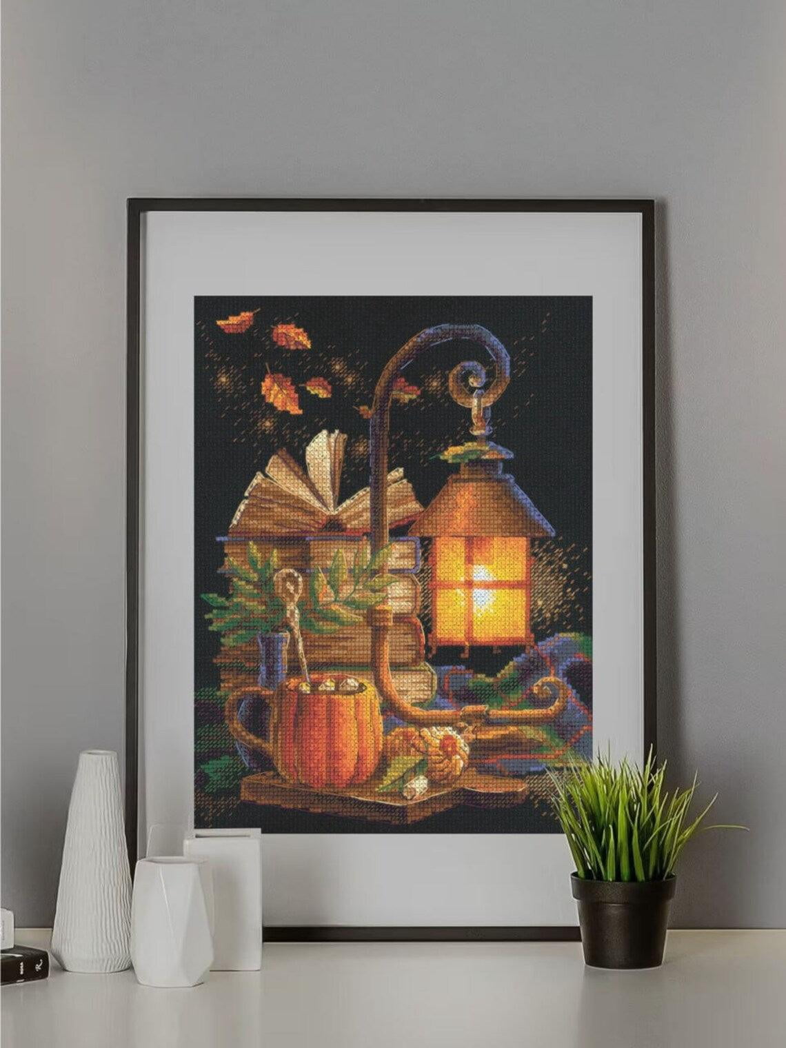 RIOLIS Counted Cross Stitch Kit 7"X9.5"-Cozy Autumn