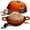 Orange, variant on Krustic 6 Qt Enameled Cast Iron Dutch Oven with Lid & Nonstick Baking Mat for Bread Baking