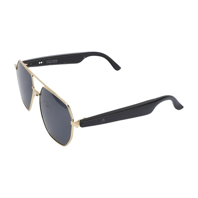 Lunettes de Traduction en Temps Réel, Lunettes de Soleil Intelligentes AI Interrupteur à Induction Hall 170mAh Grande Capacité IP67 Étanche Anti-Poussière 163 Langues pour Voyage à l'Étranger