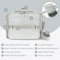thumbnail image 6 of bentgo Glitter Edition Kids Insulated Lunch Bag 3-Compartment Silver (BGPTBAG-SLGL), 6 of 8